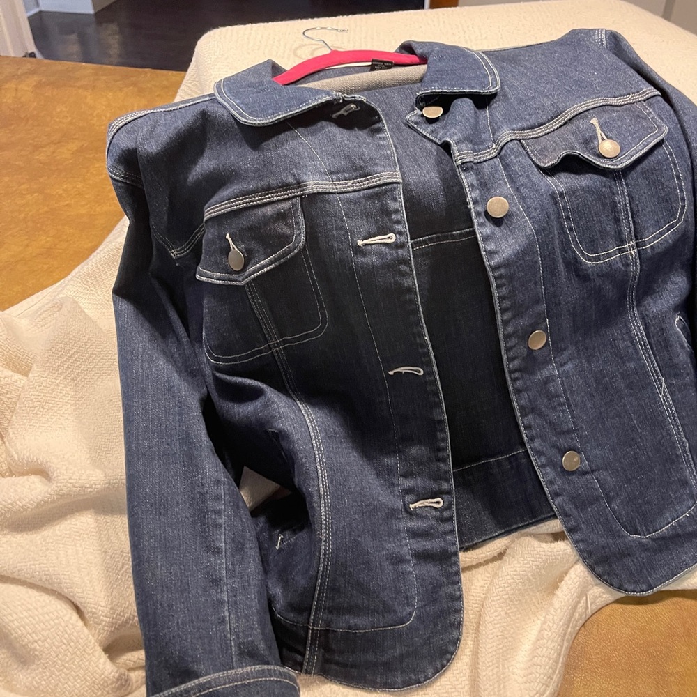 chico’s denim Capri set